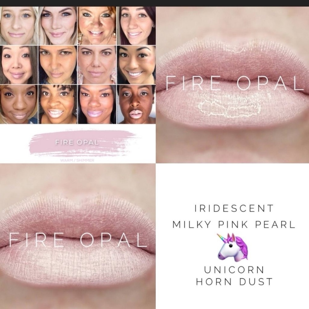 Lipsense by SeneGence full sized tube long lasting lipstick Fire Opal